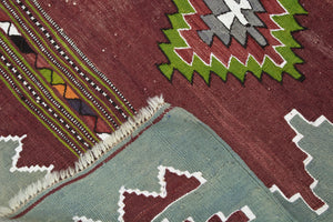 4'9"x6'9" Balikesir Kilim Rug (KW220180)