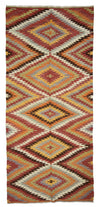 4'9"x10'9" Afyonkarahisar Kilim Rug (KW160478)