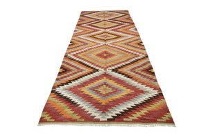 4'9"x10'9" Afyonkarahisar Kilim Rug (KW160478)