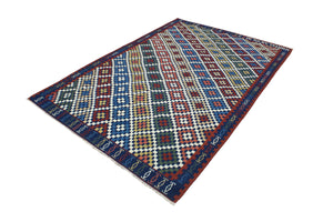 5'3"x7'6" Turkish Kilim Rug (KW130652)