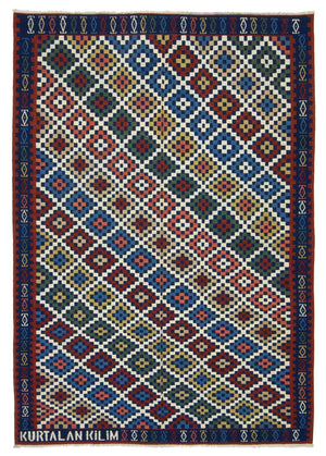 5'3"x7'6" Turkish Kilim Rug (KW130652)