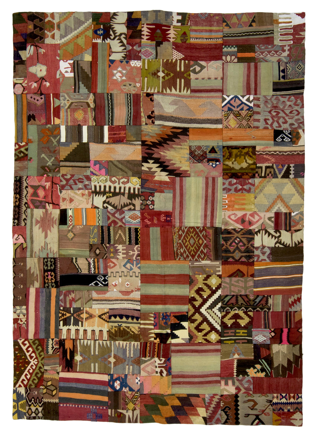5.4x7.7 ft. Patchwork Kilim Rug (KW190083)