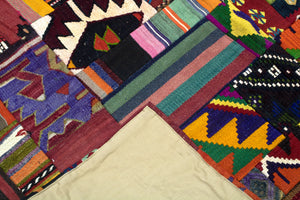 5.5x7.6 ft. Patchwork Kilim Rug (KW190144)