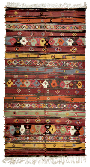 5'8"x10'2" Sivas Kilim Rug (KW190292)