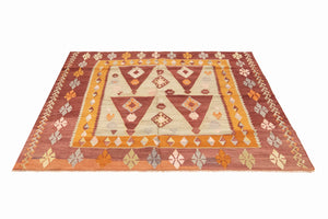 5.9x6.6 ft. Ordu Kilim Rug (KW190672)