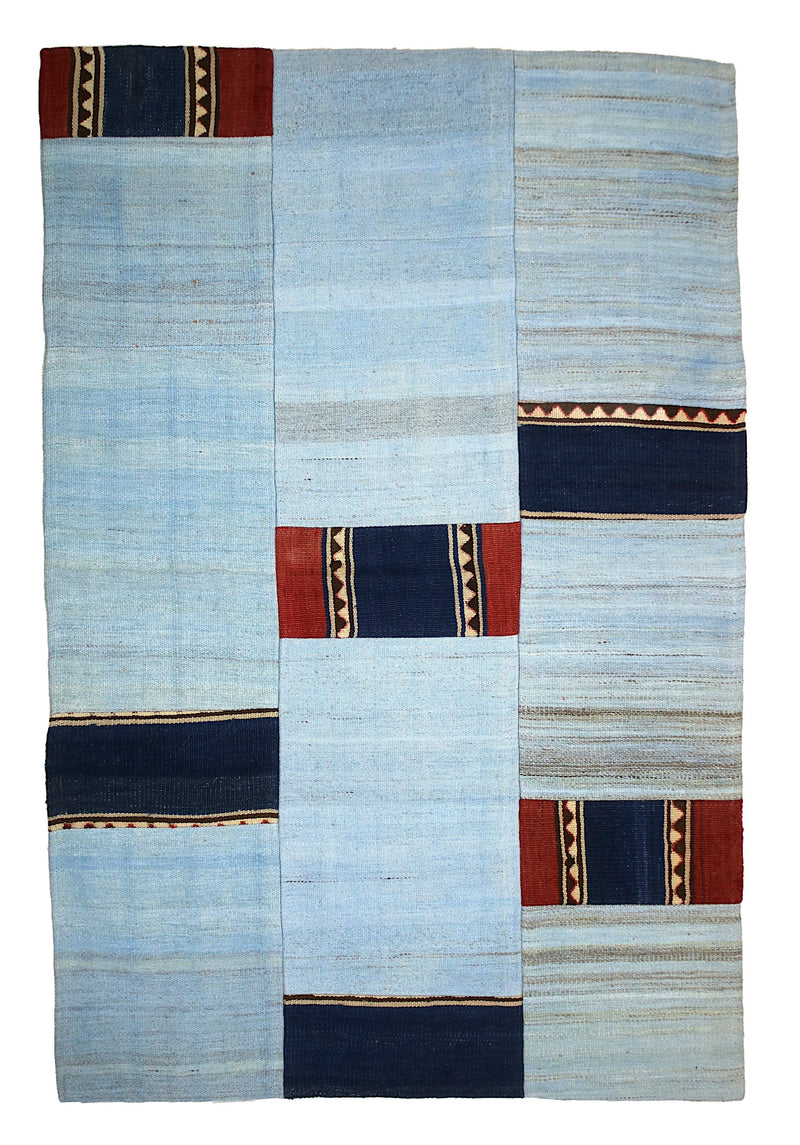 Patchwork Kilim Rug, 2.10x4.4 ft, (KW120553)