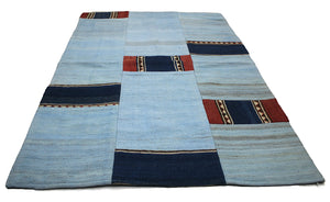 Patchwork Kilim Rug, 2.10x4.4 ft, (KW120553)