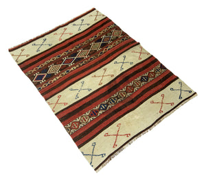 2'11"x3'10" Sivas Kilim Rug (KW061653)