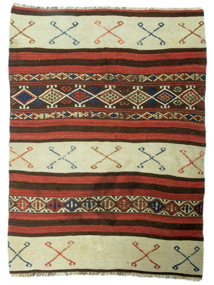2'11"x3'10" Sivas Kilim Rug (KW061653)