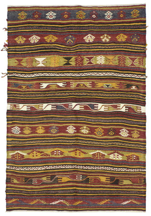 2'9"x4'6" Konya Kilim Rug (KW160451)