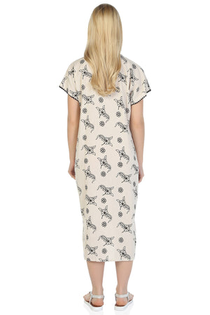 Lithographic Dress (Rosary Pattern)