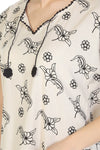Lithographic Dress (Rosary Pattern)