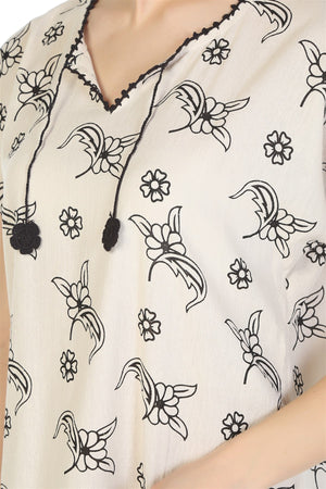 Lithographic Dress (Rosary Pattern)