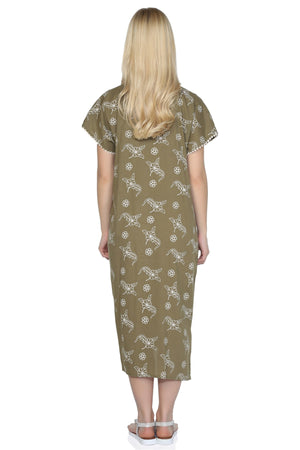 Lithographic Dress (Rosary Pattern)
