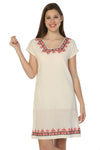 Cotton Gauze Dress - Short Sleeve (Melike)