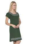 Cotton Gauze Dress - Short Sleeve (Melike)