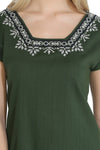 Cotton Gauze Dress - Short Sleeve (Melike)
