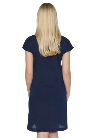 Cotton Gauze Dress - Short Sleeve (Melike)