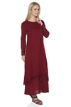 Cotton Gauze Dress (Nervurlu)