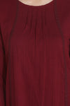 Cotton Gauze Dress (Nervurlu)