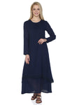 Cotton Gauze Dress (Nervurlu)