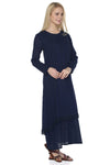 Cotton Gauze Dress (Nervurlu)