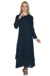 Cotton Gauze Dress (Nervurlu)