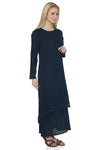 Cotton Gauze Dress (Nervurlu)