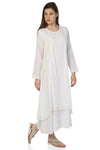 Cotton Gauze Dress (Nervurlu)