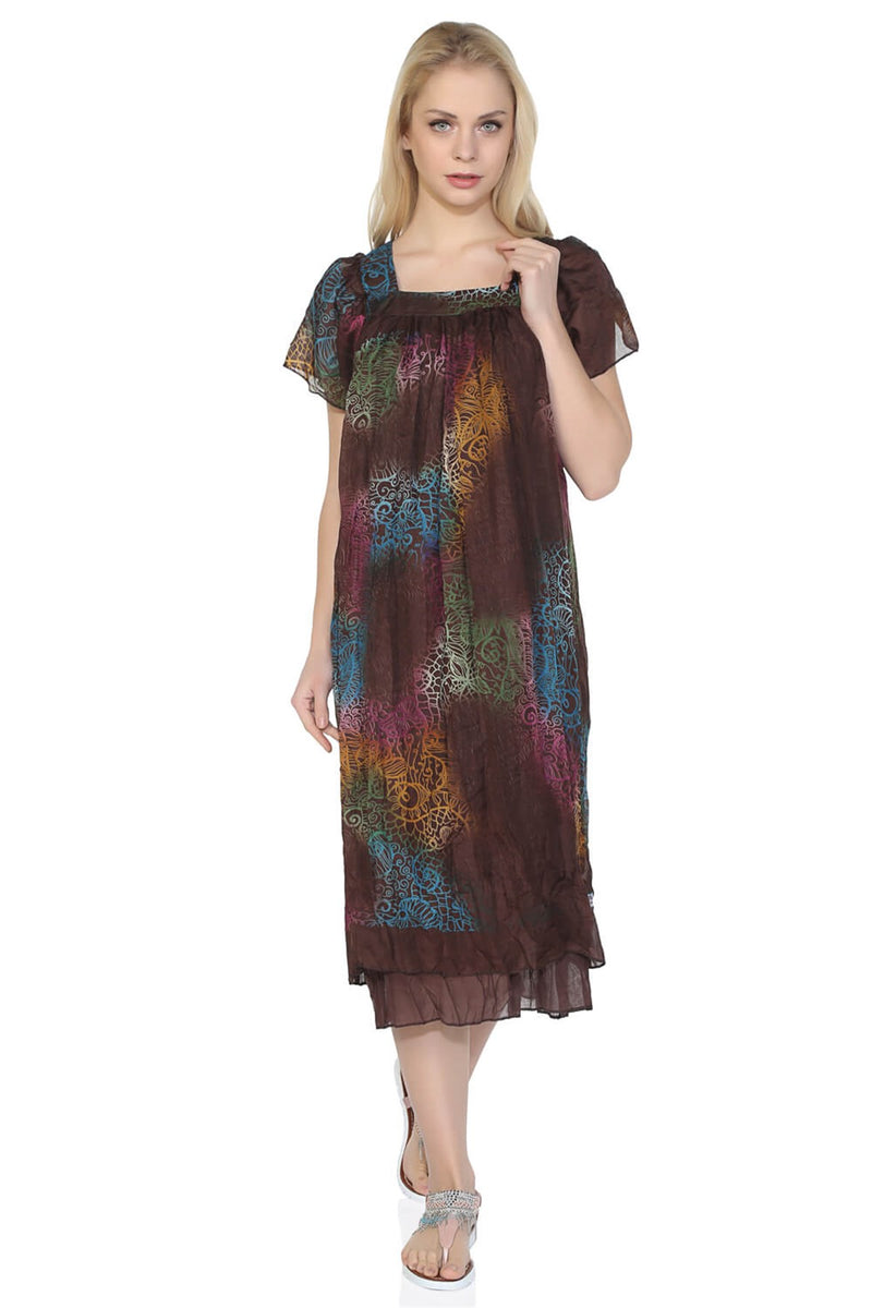 Cotton Gauze Dress - Paisley Pattern (Irmak)