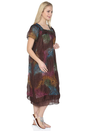 Cotton Gauze Dress - Paisley Pattern (Irmak)