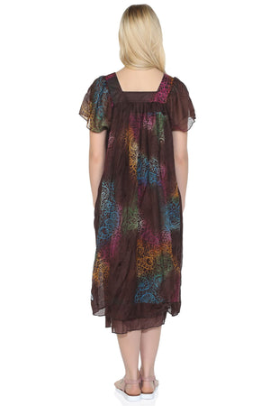 Cotton Gauze Dress - Paisley Pattern (Irmak)