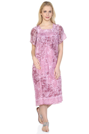 Cotton Gauze Dress - Paisley Pattern (Irmak)