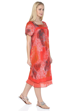 Cotton Gauze Dress - Paisley Pattern (Irmak)