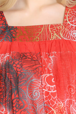 Cotton Gauze Dress - Paisley Pattern (Irmak)