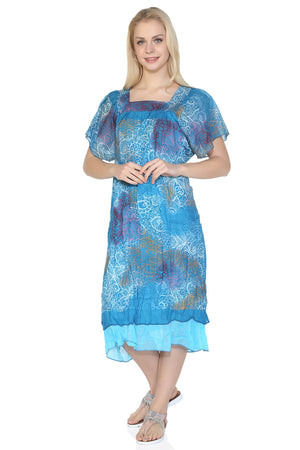 Cotton Gauze Dress - Paisley Pattern (Irmak)