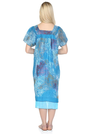 Cotton Gauze Dress - Paisley Pattern (Irmak)