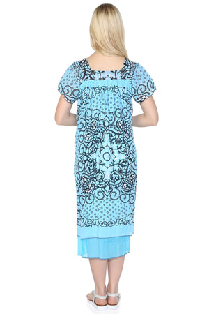 Cotton Gauze Dress - Rich Pattern (Irmak)