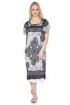 Cotton Gauze Dress - Soil Pattern (Irmak)