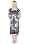 Cotton Gauze Dress - Soil Pattern (Irmak)