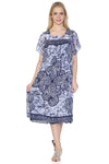 Cotton Gauze Dress - Soil Pattern (Irmak)