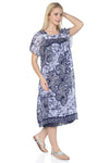 Cotton Gauze Dress - Soil Pattern (Irmak)