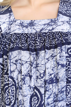 Cotton Gauze Dress - Soil Pattern (Irmak)