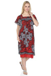 Cotton Gauze Dress - Soil Pattern (Irmak)