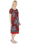Cotton Gauze Dress - Soil Pattern (Irmak)