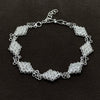 Coriander Model Authentic Handmade Filigree Silver Bracelet (NG201013798)