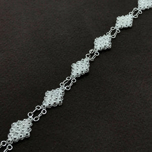 Coriander Model Authentic Handmade Filigree Silver Bracelet (NG201013798)