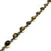 Authentic Handmade Sterling Silver Bracelet With Tiger's Eye (NG201015742)