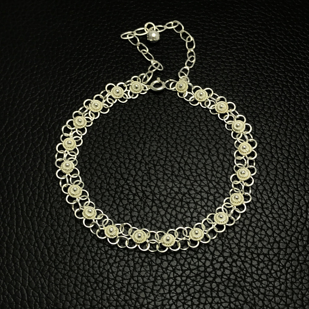 Coriander Model Authentic Handmade Filigree Silver Bracelet (NG201016154)