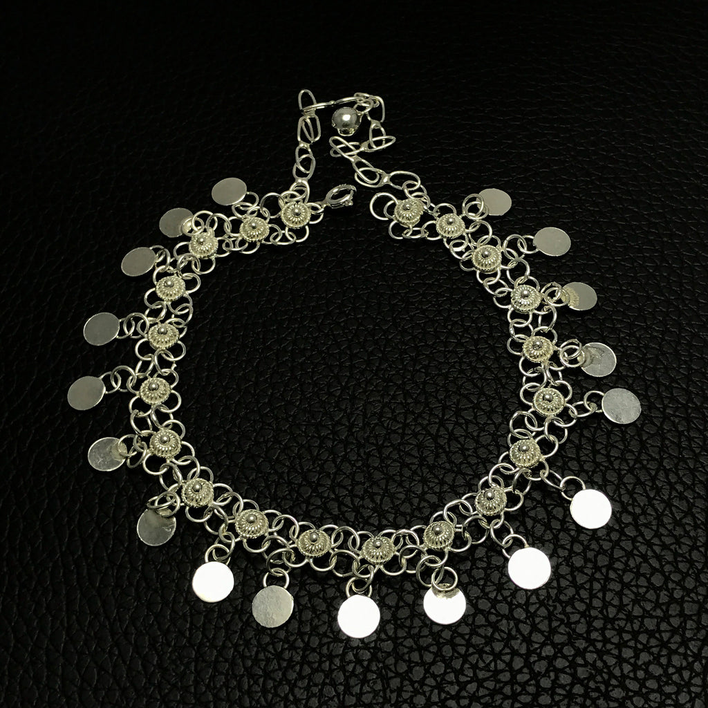 Coriander Model Authentic Handmade Filigree Silver Bracelet (NG201016155)